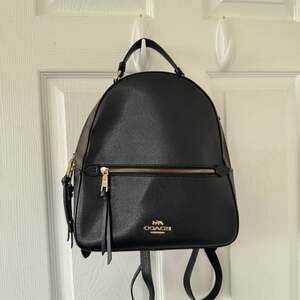COACH Jordyn Backpack in Signature Canvas & Crossgrain Leather